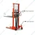 Heavy Duty 1 Ton Hand & Foot Operated Manual Hydraulic Stacker,1600 mm Maximum Lifting Height- Fork Size (L x B) : 900 x 740 mm