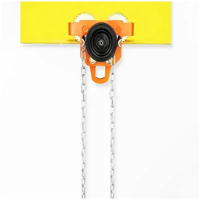 Globe 1 Ton Manual Monorail Travelling Trolley With 4.5 Meter & 5 mm Hand Chain - 12 Month Warranty