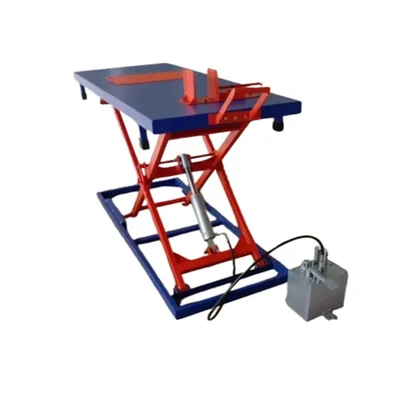 Heavy Duty 300 kg Load Capacity Hydraulic Foot Operated Two Wheeler, Bike / Motorcycle Service Lift