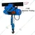 HT 1 Ton CD1 Electric Wire Rope Hoist 3 Phase- 1.5 KW, 9 Meter &9 mm Wire Rope With 1 HP Electric Trolley for Industrial Use