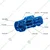 HT 1 Ton CD1 Electric Wire Rope Hoist 3 Phase- 1.5 KW, 9 Meter &9 mm Wire Rope With 1 HP Electric Trolley for Industrial Use