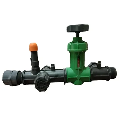 2.5 inch Header Assembly Threaded with Throttle Valve 2.5 inch Inlet and Outlet Manifold