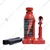 Titan 2 Ton Iron Red Double Lift Hydraulic Bottle Jack for Hatchback cars, Taxi - 325 mm Maximum Lifting Height (6 Months Warranty)