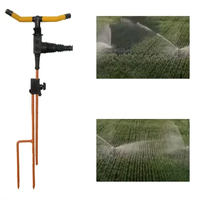 5 Pcs of Single Stage 360 Degree Rotation Sprinkler with 2 Arms Adjustable