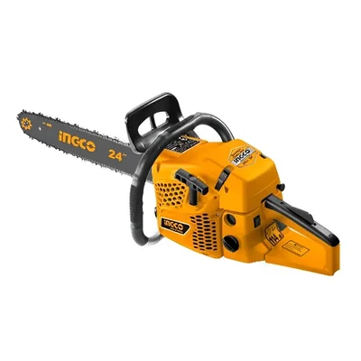 Ingco Professional 62-cc Petrol Chainsaw with 24 inch Guide Bar | Used for Cutting Tree, Firewood | GCS5602411