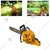 Ingco Professional 62-cc Petrol Chainsaw with 24 inch Guide Bar | Used for Cutting Tree, Firewood | GCS5602411