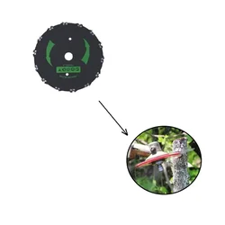 Brush Cutter 20 Teeth Circular Chainsaw Blade for Wood Cutting