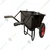 Heavy Duty Black Double Wheel Barrow, 200Kg Load Capacity, SWB-7