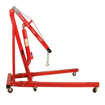 TUFLIFT 2 Ton Capacity Folding Hydraulic Floor Crane with 2450 mm Maximum Lifting Height