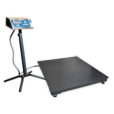 True Weight MS Checkered Platform Scale (Four Load Cell) Weighing Machine, 2000kg Capacity (TWP-2000) with 1-Year Warranty