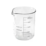Labico 2000ml Heat Resistant Borosilicate Glass Beaker for Laboratory & Magnetic Stirrer