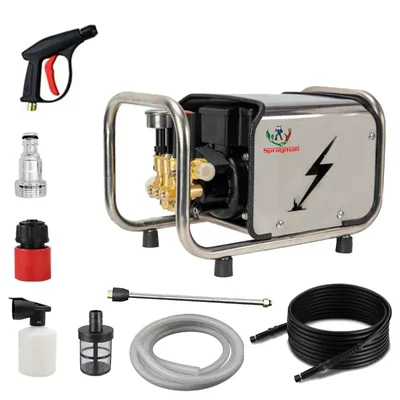 Sprayman 100 Bar, 2000 W, 8 lpm High Pressure Car Washer With Accessories (SPPW-104)