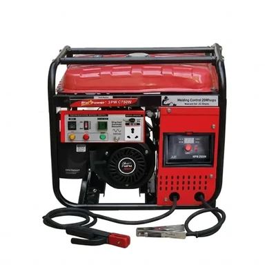 HPM 200 Amps 5.5KVA 3600RPM 240cc 9HP Petrol AC Welding Generator HPW C7500i