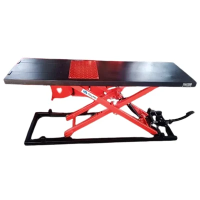 Kaytek Hydraulic Foot Operating Two Wheeler Lift With 700 ml Hydraulic Oil, 300 Kg Max. Load Capacity - (1 Year Warranty)