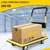 EverBest® 200Kg Heavy Duty Folding Metal Portable & Compact Hand Platform Trolley -with 360 Rotating Wheels 