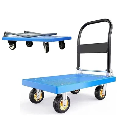 Nutronics 200 Kg Foldable Plastic Platform Trolley