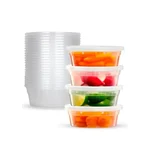 1000 Pcs, 300ml Transparent Round Plastic Container for Food Packaging and Takeaway
