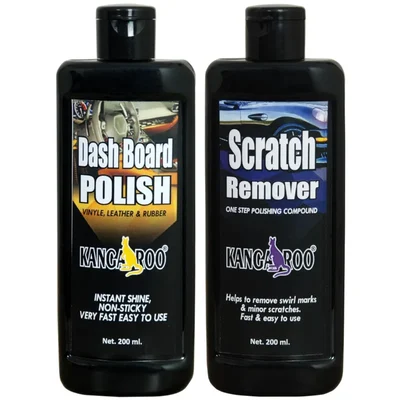 KANGAROO 200ml Dashboard Polish Scratch Remover Wax UV Protection car12 (DB_SR_200)
