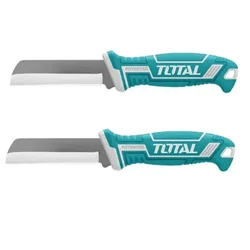 Total 200 mm Straight Blade Cable Stripping Knife (THT51881) Pack of  2