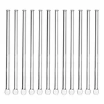 COMETEK 200mm Borosilicate Glass Stirring Rods Pack of 12 | Lab Chemistry Stirrers & Bartending Cocktail Muddler Sticks