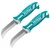 Total 200mm SS Cable Stripping Knife Curved Blade (THT51882) Pack of  2
