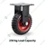 Heavy Duty 8 inch / 200 mm Fixed Type Double Ball Bearing Solid Rubber Caster Wheel