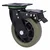 Heavy Duty 440 kg Load Capacity 8 inch (200 mm) Swivel with Brake Type Double Ball Bearing YUPA Green Caster Wheel