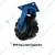 Heavy Duty 8 inch Swivel Type Double Ball Bearing Cast Iron & Rubber Caster Wheel, 800 kg Load Capacity Per Wheel
