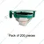 Indo Agritech 200 Pieces of Green Next Funnel Trap (2nd-Grade Plastic) for Agricultural Purpose