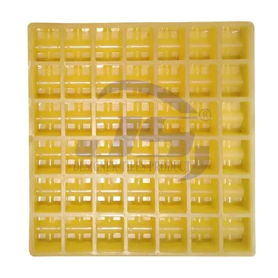 JS Designer 42 Cavity 20,25 mm Rubber Cover Block Mould