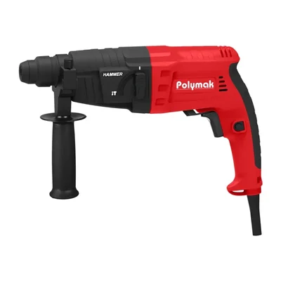 POLYMAK 22mm 800W 1200 RPM 2.2J High-Impact Industrial SDS-Plus Rotary Hammer Drill CM-RH-20A