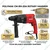 POLYMAK 22mm 800W 1200 RPM 2.2J High-Impact Industrial SDS-Plus Rotary Hammer Drill CM-RH-20A