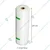 Premium Quality 20 cm X 5 meter Dotted Vacuum Bag Roll for Pouch Packing