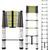 GOBBLER 15 Step (20.5 Feet/ 6.2meter) Portable & Compact Ultra-Stable Extendable Aluminium Telescopic Ladder -GB-TL 6.2m