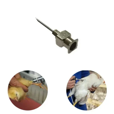 GKI Poultry Standard Needle For All Types Of Poultry Vaccinator (Pack of 2)(Type-18 Gauge)