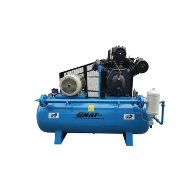 GNAT 20HP 500L Two Stage 18 Bar Belt Driven Lubricated Air Compressor for High Pressure Industrial Pneumatic Tools