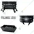 Premium Quality 20 inch Classic Charcoal Barbeque Griller With 10 Skewers