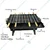 Premium Quality 20 inch Classic Charcoal Barbeque Griller With 10 Skewers