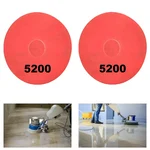Surie Polex 20 inch Red Floor Buffer Pads For Polishing and Buffing (5200) - Pack of 2