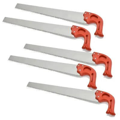 Heavy Duty 20 inch Hand Saw or Aari of PVC Handle for Gardening (Pack of 5)
