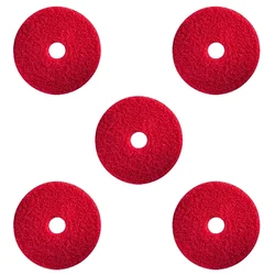 Makage 20 Inch Red Floor Pad for Floor Cleaning Machines (Pack of 5)