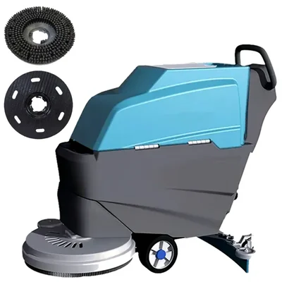 Bharti Multiclean 60 L Semi-Automatic Scrubber Dryer With Battery And Charger
