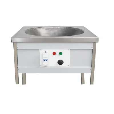 20 inch Square Table Top Electric Kadhai, 3000W with Safety Features (MCB/Auto-Cut Off)
