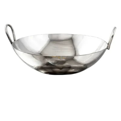 Stainless Steel 20 Inch Doodh Kadai, 5 MM Thick Kitchenware For Hotel/Restaurant