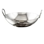 Stainless Steel 20 Inch Doodh Kadai, 5 MM Thick Kitchenware For Hotel/Restaurant
