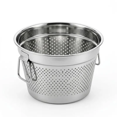 Heavy Duty 20-Inch Stainless Steel Premium Rice Strainer (Pack of 2)