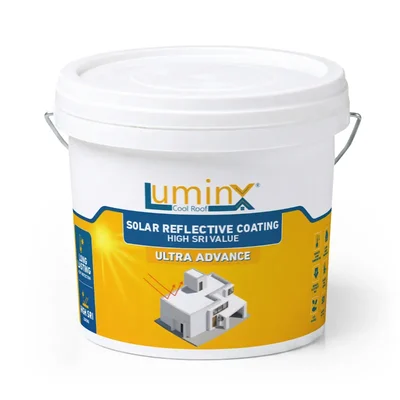 LuminX 20 KG White Ultra Advance Industrial Heat Reflective Thermal Insulation High SRI Coating LXUA20