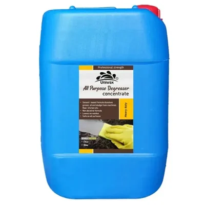 Uniwax 20L Heavy Duty U7 All Purpose Degreaser Concentrate to Clean water-insoluble substances from Engine, Kitchen, Oven