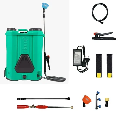 Lion Premium Quality 20 Liter Double Motor Battery Sprayer with 12V/16Ah Battery