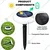 SAHAPECT 20 Led Home Garden Waterproof Outdoor Auto Colour Changing Disk Shaped Solar Light Set an Excellent Solution For Out Door Lighting